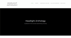 Desktop Screenshot of headlightanthology.com